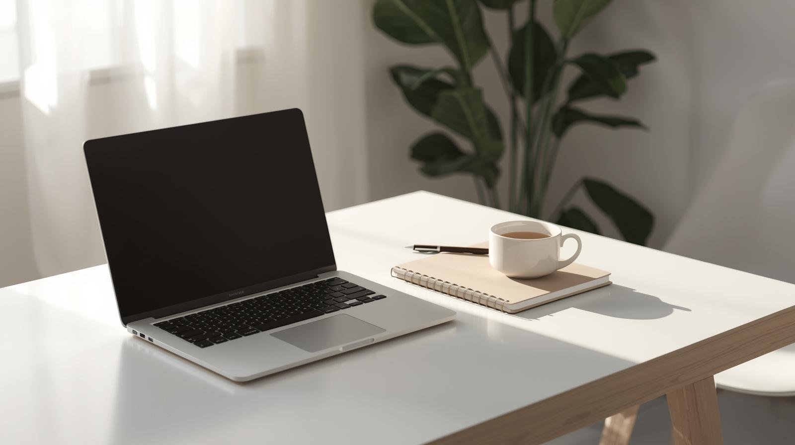 Organized workspace representing delegation and productivity for small business owners